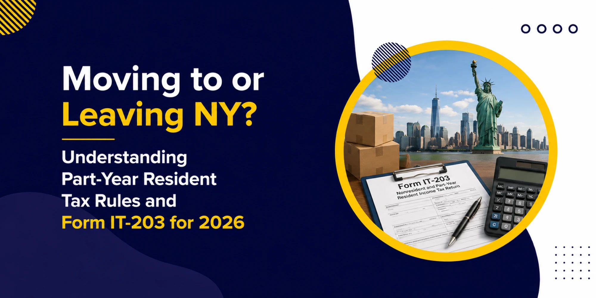 Form IT-203 Guide for New York Part-Year Residents
